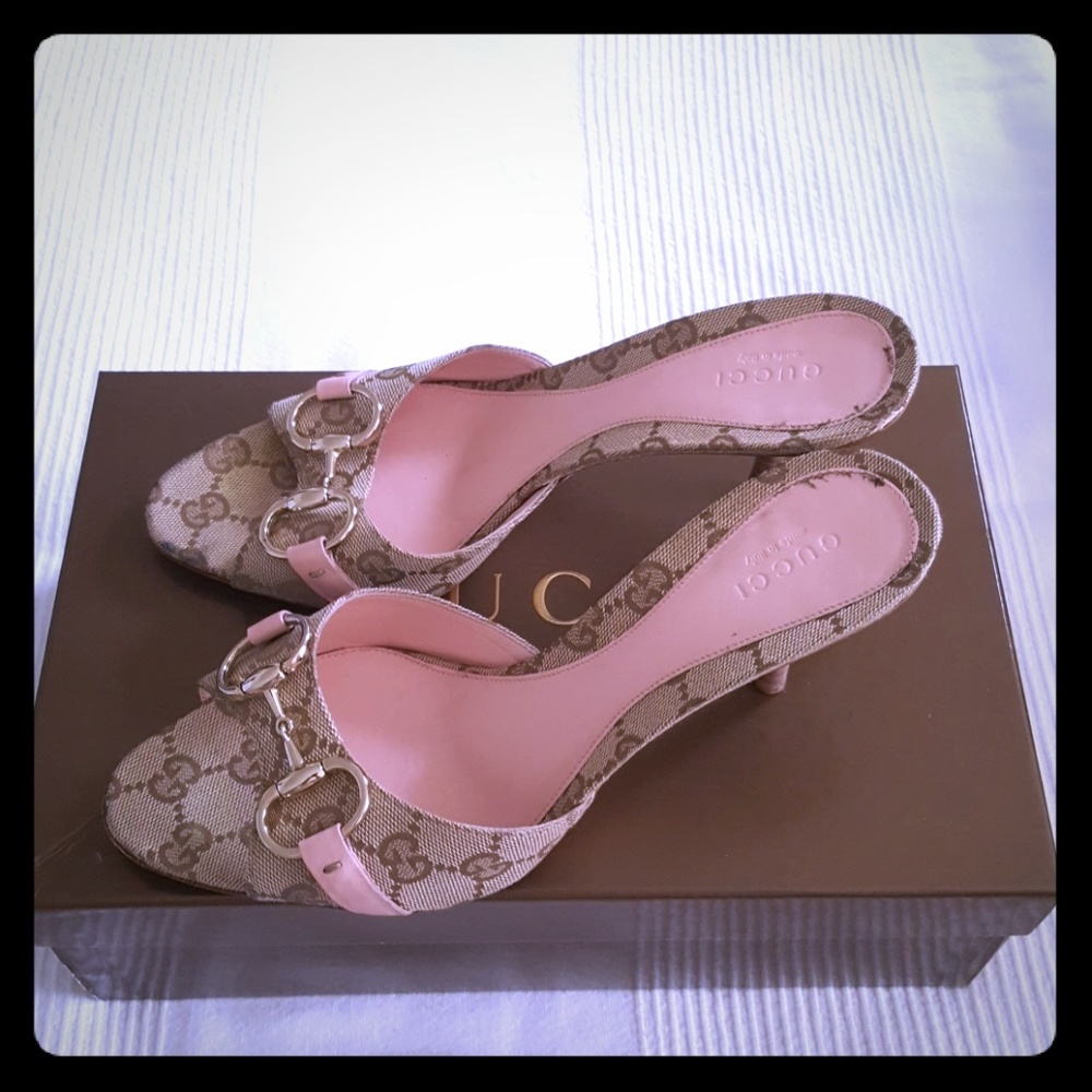 AUTHENTIC GUCCI OPEN BACK SANDAL